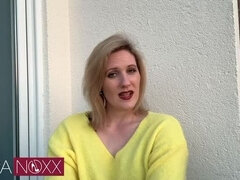 Rubia, Cornudo, Hablar sucio, Dominacion femenina, Fetiche, Alemán, Al aire libre, Flaco