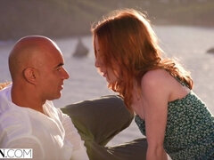 Éjaculer dans la bouche, Faciale, De plein air, Petite femme, Chatte, Rousse roux, Chevaucher, Nénés