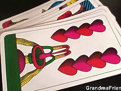 Her old cunt and throat getting shared