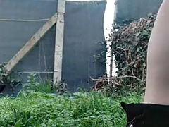 デカチン, デカパイ, フランス人, 淫乱熟女, アウトドア, パンティ, 公共, オッパイの