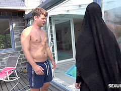 CZECH MUSLIM MAID LICKY LEX satiates HER manager