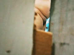 Amateur, Nana, Brunette brune, Rondelette, Collège université, Douche, Belle mère, Voyeur