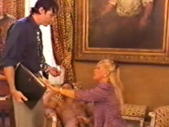 Leie, Blondine, Blasen, Familie, Hardcore, Strümpfe