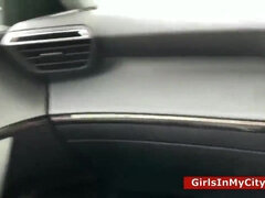Open The Arse For A Stranger's Dick In The Car