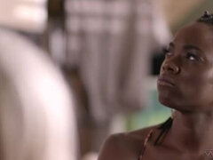 Wicked - Captain Marvel's Alternate Reality Black Self Squirting Scene with Ana Foxxx & Kenzie Taylor