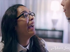 Zwart, Universiteit, Eerste keer, Mager, Student, Tiener, Trio, Maagd