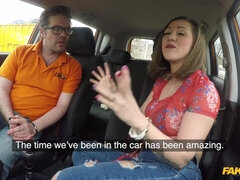 Betty Foxxx pays with sex for driving lesson