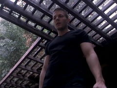 緊縛, フェラチオ, 茶髪の, 浮気者, チン, 天然, 剃毛, タトゥー