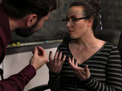 Садо мазо, Большой член, Бондаж, Очки, В офисе, Развязные, Тату, Вибратор