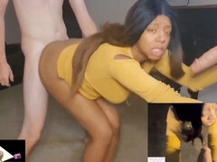 Amateur, Ass, Ebony, Facial, Pov