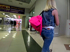 大学生, アウトドア, 公共, ロシア人, ティーン, トイレ