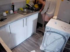 Leie, Betrug, Ehemann, Küche, Milf, Verführt