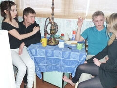 Grote lul, Hondjeshouding, Kwartet, Hardcore, Feest, Russisch, Mager, Tiener