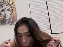 素人, 美女, 美人, デカチン, 黒人, フェラチオ, 手コキする, フェラする