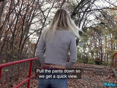 素人, お尻, ブロンド, 顔射, 開帳, なめる, オマンコ, オッパイの