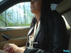 Arsch, Blasen, Braunhaarige, Vollbusig, Hardcore, Im freien, Pov, Titten