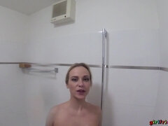 69, Blonde, Petite amie, Lesbienne, Léchez, Masturbation, Chatte, Maigrichonne