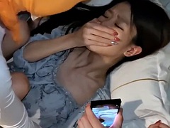 Amateur, Asiatique, Gros seins, Sucer une bite, Éjaculation interne, Japonaise, Coréenne, Grande