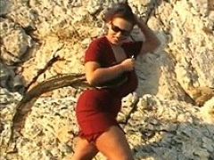 Mooie dikke vrouwen, Grote mammen, Jurk, Hd, Buiten, Slipje