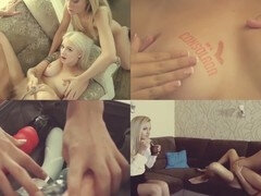 Большой член, Семяизвержение, Группа, Лесбиянка, Оргазм, Испанки, Втроем, Шлюха