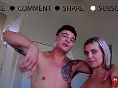 Grosser schwanz, Blondine, Hochschule, Spermaladung, Kehlenfick, Behaart, Spanisch, Jungendliche (18+)