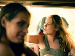 ブロンド, フェラチオ, バック, キス, なめる, 淫乱熟女, 自然山雀, オッパイの