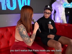 素人, デカ尻, フェラチオ, カップル, デブ, ラティーナ, 乳首, 馬乗り