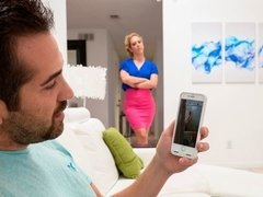 デカ尻, ブロンド, フェラチオ, ダブル開発, 手コキする, 淫乱熟女, 3p男男女, 三人