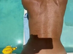 Hot Pornstars Get Anal Fucked Poolside - Big Tits & Moaning