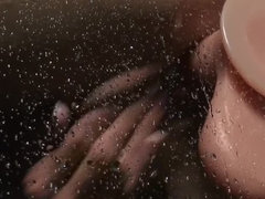 Ванна, Брюнетки, Дилдо, Мастурбация, Душ, Тату, Сиськи, Игрушки