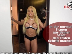 German saggy boobs wife next door try porn casting