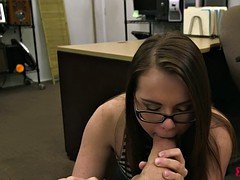 Enthousiasteling, Grote lul, Pijpbeurt, Brillen, Hardcore, Zuigen, Tieten likken
