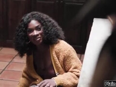 Grosse bite, Noire, Sucer une bite, Fille, Famille, Poilue, Lingerie, Petite femme