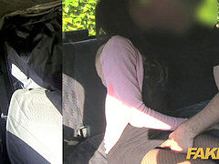 Enthousiasteling, Pijpbeurt, Auto, Sperma shot, Huisgemaakt, Orgasme, Openbaar, Realiteit