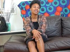 Big booty dark-skinned swimsuit model gets wrecked during wild outdoor casting