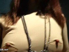 Cutting my dress in a public theatre