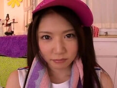 Gorgeous Japanese Nanami Endo masturbate her pussy