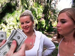 Grosser arsch, Grosser schwanz, Blasen, Schwanz, Geld, Rotschopf, Jungendliche (18+), Titten