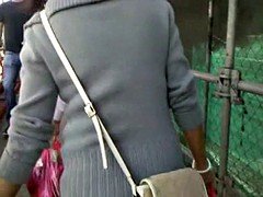 Asiático, Chica, Chino, Voyeur
