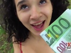 Funny Teen Girl Fucks For Cash