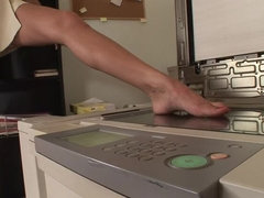 フェティッシュ, ヒール, ハンガリー人, 自然山雀, オフィス, オマンコ, 秘密の, スカート