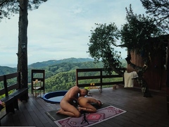 Grosse bite, Blonde, Sucer une bite, Couple, Femme dominatrice, Branlette thaïlandaise, Hard, Hd