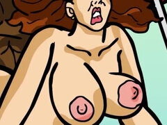 ビーチ, デカ尻, 旦那, 妻