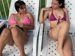 アナル, 浴室, カップル, レズビアン, なめる, マッサージ, スペイン人, パイ刷り
