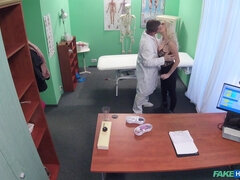 Blonde bitch cheat hubby with horny doctor