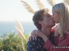 Strand, Blasen, Betrug, Schwanz, Erotisch, Hardcore, Hd, Ablutschen