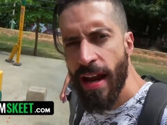 Enthousiasteling, Kont naar mond, Pijpbeurt, Sperma shot, Lul, Volledige film, Latijnse vrouw, Tiener