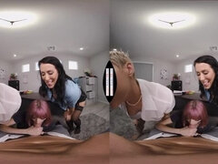 Dreidimensional, Amerikanisch, Blondine, Blasen, Sperma im mund, Hardcore, Orgie, Realität