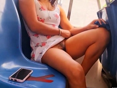 Amateur, Brunette, Bus, Latina, Milf, Softcore, Solo