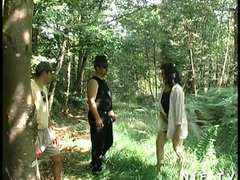 Amateur, Anal, Culo, Francés, Maduro, Al aire libre, Público